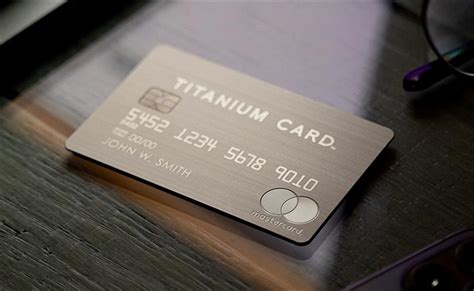 Titanium Mastercard Credit Card .